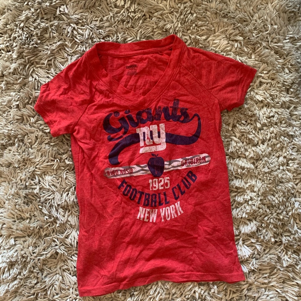 New York Giants V-Neck Top